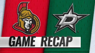 Heiskanen scores twice as Stars hold off Senators