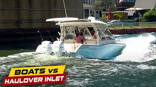 UNEXPECTED BOAT STUFFING AT THE CANAL! | Boats vs Haulover Inlet