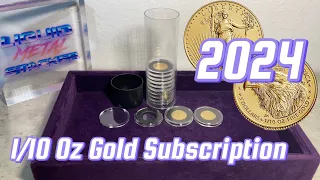 1/10 Oz American Gold Eagle Subscription from Great Lakes Coin #gold #fractionalgold