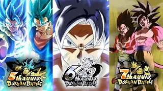 ALL DOKKAN ANNIVERSARY MOVIES COMPILATION! | DBZ Dokkan Battle