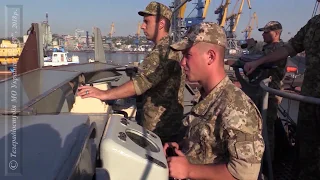 Ситуація в Азовському морі і вихід на К-2 корабля морської охорони «Донбас»