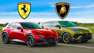 Ferrari Purosangue v Lamborghini Urus: WYŚCIG