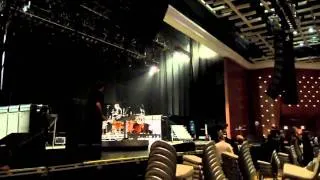 Kansas Styx Foreigner concert setup at Borgata in Atlantic City NJ 8 13 2010