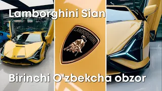 4 500 000$ ga Lamborghini Sian - bu eng so’nggi san’at asari.