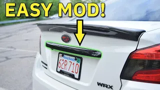 How To Wrap 2015+ Subaru WRX & STI Trunk Trim