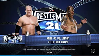 [WWE 2K24] Kane vs. Umaga (Steel Cage Match)