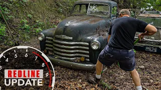Unearthing our next project, a 1950 Chevy truck | Redline Update #23