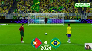 eFootball 2024 | Brazil vs Portugal | Penalty Shootout | Ronaldo vs Neymar
