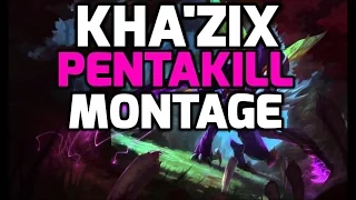 kha'zix JUMP reset pentakill montage season 6 2016