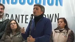 Maximo Kirchner en Almirante Brown Inaugurando el ateneo Cristina conducción