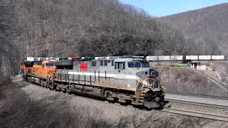 NS Pittsburgh Line: Day 1, Heavy Freights & Heritage, Railfanning, Cassandra - Altoona, PA 4/2/22