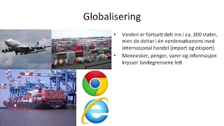 Samfunnsfag - Globalisering