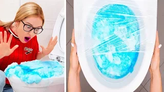 DIY LAZY CLEANING HACKS || Cool Funny Cleaning Tricks by 123 GO!
