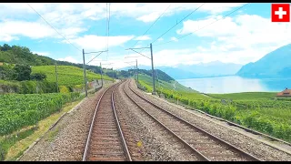 ★ (4K reupload) Geneva - Bern - Lucerne cab ride, speeds up to 200km/h [07.2020]