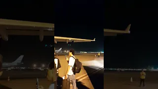 Boarding Saudia Airbus A330 in Riyadh Saudi Arabia Fligth to Dubai