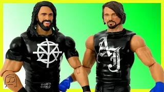 AJ Styles & Seth Rollins WWE Toy Set Tough Talkers Mattel Unboxing & Review!!