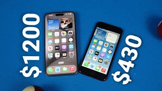 Comparing Apple’s CHEAPEST vs MOST EXPENSIVE iPhone on the Market