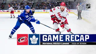 Hurricanes @ Maple Leafs 12/30 | NHL Highlights 2023