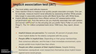 Social Psychology:  Chapter 4 (video 1 of 3)