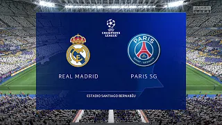 FIFA 22 PS5 | Real Madrid vs PSG - UEFA Champions League RO16 | 4K Gameplay