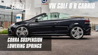 Volkswagen Golf 6 R Cabrio || Cobra Suspension Lowering Springs