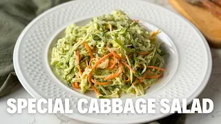 Eat this cabbage salad for dinner every day and you will lose belly fat | healthy cabbage salad 😋