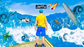 Jeffy Survives The BIGGEST TSUNAMI in GTA 5!