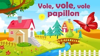 Vole, vole, vole papillon - Comptine avec gestes pour enfants et bébés (avec les paroles)