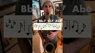 Jazz lessons - bebop vocabulary (Lick 59)