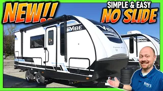 SHOCKING Space Inside this New, Small, & Light No Slide RV! 2024 Vibe 19RB Travel Trailer