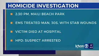 Stabbing in West Oahu leaves man dead