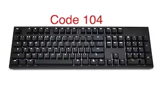 Sound Test CODE 104-Key Mechanical Keyboard Cherry MX Clear