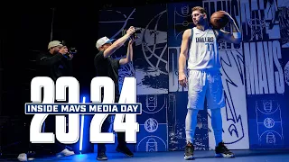 Go Behind the Scenes at 23-24 Mavs Media Day!