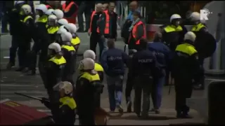 Feyenoord Rotterdam Hooligans vs Standard Liege