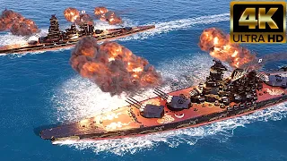 【4K】大和 金剛 漆塗 WoWS(Yamato Kongo lacquered)