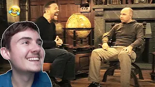 THIS WAS UNEXPECTEDLY FUNNY!! Learn English With Ricky Gervais | REACTION