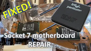 AMPTRON PM-9600 Socket 7 motherboard repair