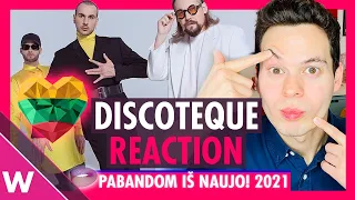 The Roop - Discoteque REACTION | Lithuania Eurovision 2021 selection