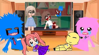 Poppy playtime watching to memes huggy wuggy gacha from tiktok Ep.#1