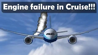 What if an Aircraft loses an engine in cruise?!