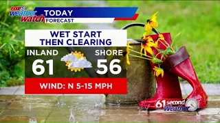 61 Second Weather morning forecast April 8