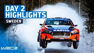 WRC2 Day 2 Highlights | WRC Rally Sweden 2023
