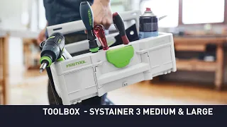 Toolbox: Medium, Large Systainer┃Festool Australia
