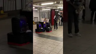 Careless Whisper Subway station Saxophone Better than original from George Michael! New York Subway