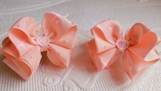 CLASICO LAZO QUE A TODA MOÑOLOGA NO LE DEBE FALTAR EN SUS EXHIBIDORES | DIY | HAIR BOW TUTORIAL