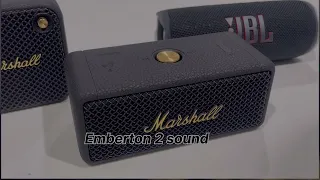 Marshall willen vs JBL Flip6 vs Emberton 2 best speaker 2024