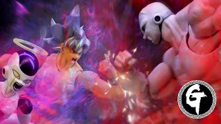 Goku and Frieza VS Jiren-Dragon Ball stop motion孫悟空&フリーザ VS ジレン 孫悟空&弗利沙VS吉連