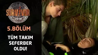 Survivor 2018 | 5. Bölüm | Hastalanan Gamze'ye doktor müdahalesi!