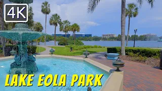 [4K] Walking Lake Eola Park Near Downtown Orlando, Florida, September 2022, 4K Travel Video