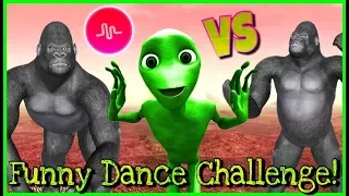 NEW! Dame Tu Cosita 2 VS Japan Challenge 🦍👽 Funny Dance Musical.ly Challenge